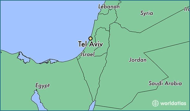 Tel Aviv pe harta