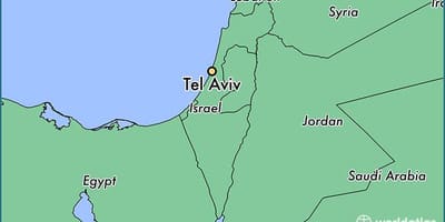Tel Aviv pe harta