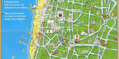 Tel Aviv atractii hartă